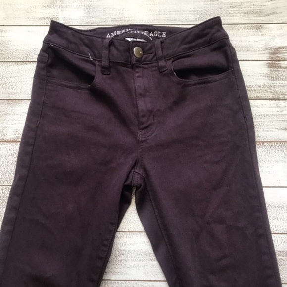 AMERICAN EAGLE HI-RISE JEAN JEGGING CROP - Picture 3 of 8